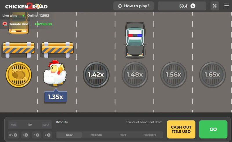 Jeu chicken road à France